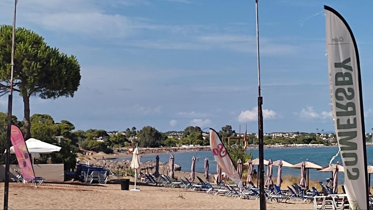 アルテミダBeautiful Choice - Near Athens Airport - 50M From The Sea - Iq+アパートメント エクステリア 写真